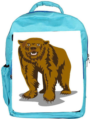 

Snoogg Eco Friendly Canvas Brown Bear Backpack Rucksack School Travel Unisex Casual Canvas Bag Bookbag Satchel 5 L Backpack(Blue)
