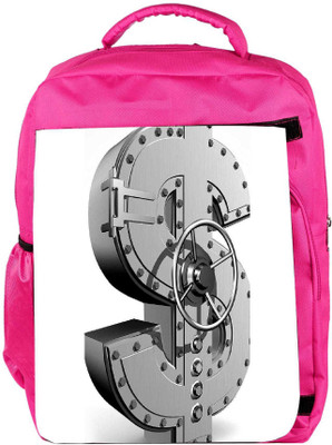 

Snoogg Eco Friendly Canvas Money Bank Backpack Rucksack School Travel Unisex Casual Canvas Bag Bookbag Satchel 5 L Backpack(Pink)