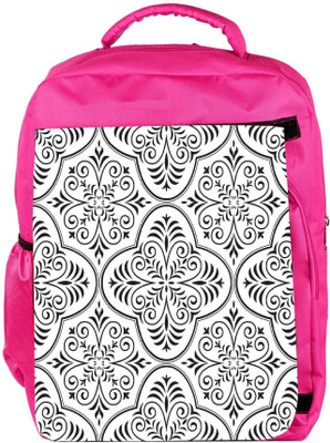 

Snoogg Eco Friendly Canvas Amazed Grey Pattern Designer Backpack Rucksack School Travel Unisex Casual Canvas Bag Bookbag Satchel 5 L Backpack(Pink)
