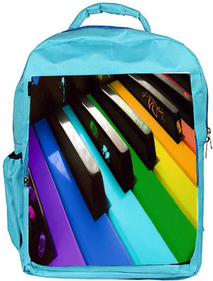 

Snoogg Eco Friendly Canvas Colorful Piano Keyboard Music Designer Backpack Rucksack School Travel Unisex Casual Canvas Bag Bookbag Satchel 5 L Backpack(Blue)