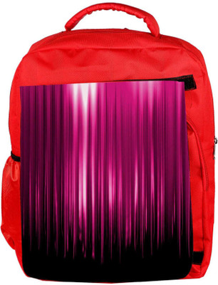 

Snoogg Eco Friendly Canvas Pink Rays Falling Designer Backpack Rucksack School Travel Unisex Casual Canvas Bag Bookbag Satchel 5 L Backpack(Red)