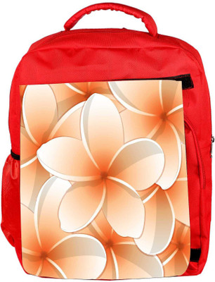 

Snoogg Eco Friendly Canvas All Purpose Bright Frangipani Card In Vector Format Backpack Rucksack School Travel Unisex Casual Canvas Bag Bookbag Satchel 5 L Backpack(Red)