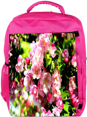 

Snoogg Eco Friendly Canvas Flowers In An Branch Designer Backpack Rucksack School Travel Unisex Casual Canvas Bag Bookbag Satchel 5 L Backpack(Pink)