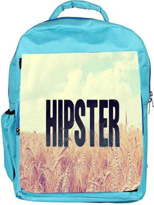 

Snoogg Eco Friendly Canvas Hipster Picsty Backpack Rucksack School Travel Unisex Casual Canvas Bag Bookbag Satchel 5 L Backpack(Blue)