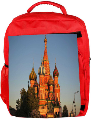 

Snoogg Eco Friendly Canvas Abstract Tomb Design Designer Backpack Rucksack School Travel Unisex Casual Canvas Bag Bookbag Satchel 5 L Backpack(Red)