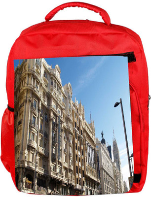 

Snoogg Eco Friendly Canvas Hotel Atlantico Designer Backpack Rucksack School Travel Unisex Casual Canvas Bag Bookbag Satchel 5 L Backpack(Red)