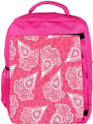 

Snoogg Eco Friendly Canvas Pink Pattern Designer Backpack Rucksack School Travel Unisex Casual Canvas Bag Bookbag Satchel 5 L Backpack(Pink)