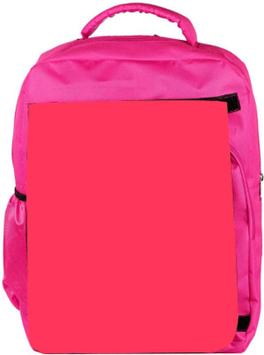 

Snoogg Eco Friendly Canvas Plain Red Designer Backpack Rucksack School Travel Unisex Casual Canvas Bag Bookbag Satchel 5 L Backpack(Pink)