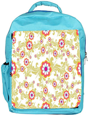 

Snoogg Eco Friendly Canvas White Cream Pattern Designer Backpack Rucksack School Travel Unisex Casual Canvas Bag Bookbag Satchel 5 L Backpack(Blue)