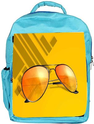 

Snoogg Eco Friendly Canvas Abstract Summer Background Backpack Rucksack School Travel Unisex Casual Canvas Bag Bookbag Satchel 5 L Backpack(Blue)