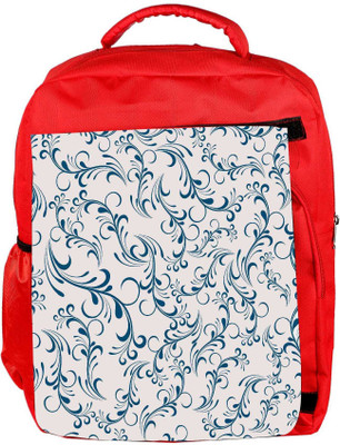 

Snoogg Eco Friendly Canvas Seamless Floral Pattern Abstract Background Backpack Rucksack School Travel Unisex Casual Canvas Bag Bookbag Satchel 5 L Backpack(Red)