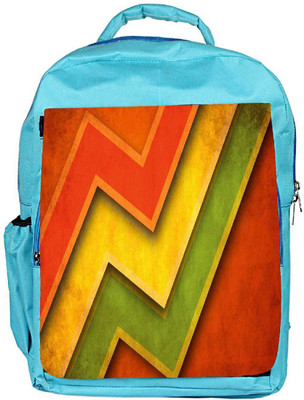 

Snoogg Eco Friendly Canvas Red Yellow Green Designer Backpack Rucksack School Travel Unisex Casual Canvas Bag Bookbag Satchel 5 L Backpack(Blue)