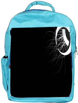 

Snoogg Eco Friendly Canvas Abstract Design In Black Designer Backpack Rucksack School Travel Unisex Casual Canvas Bag Bookbag Satchel 5 L Backpack(Blue)