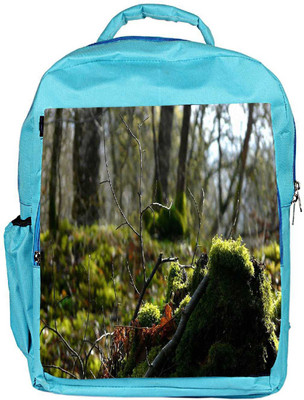 

Snoogg Eco Friendly Canvas Broken Branch Designer Backpack Rucksack School Travel Unisex Casual Canvas Bag Bookbag Satchel 5 L Backpack(Blue)