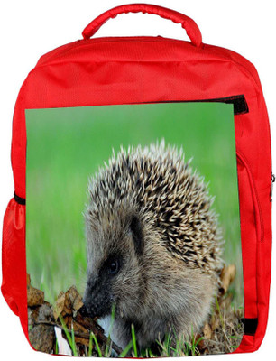

Snoogg Eco Friendly Canvas Watching Out Designer Backpack Rucksack School Travel Unisex Casual Canvas Bag Bookbag Satchel 5 L Backpack(Red)