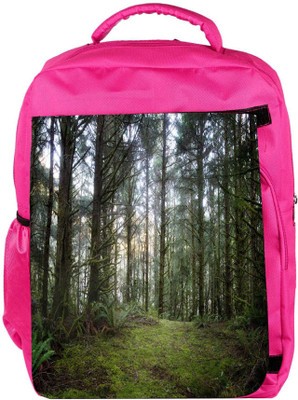 

Snoogg Eco Friendly Canvas Multiple Branched Tree Designer Backpack Rucksack School Travel Unisex Casual Canvas Bag Bookbag Satchel 5 L Backpack(Pink)
