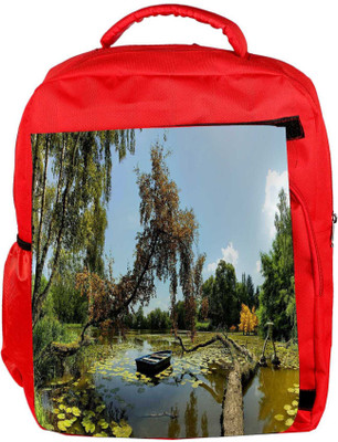 

Snoogg Eco Friendly Canvas Broked Tree On The River Designer Backpack Rucksack School Travel Unisex Casual Canvas Bag Bookbag Satchel 5 L Backpack(Red)