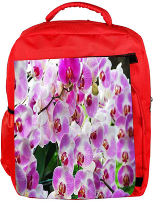 

Snoogg Eco Friendly Canvas Shoo Flower Designer Backpack Rucksack School Travel Unisex Casual Canvas Bag Bookbag Satchel 5 L Backpack(Red)