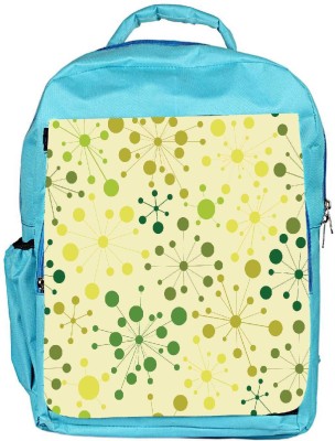 

Snoogg Eco Friendly Canvas White Leaves Designer Backpack Rucksack School Travel Unisex Casual Canvas Bag Bookbag Satchel 5 L Backpack(Blue)