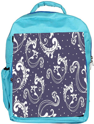 

Snoogg Eco Friendly Canvas Abstract Grey Pattern Designer Backpack Rucksack School Travel Unisex Casual Canvas Bag Bookbag Satchel 5 L Backpack(Blue)