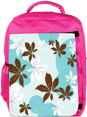 

Snoogg Eco Friendly Canvas Pink Flowers Designer Backpack Rucksack School Travel Unisex Casual Canvas Bag Bookbag Satchel 5 L Backpack(Pink)