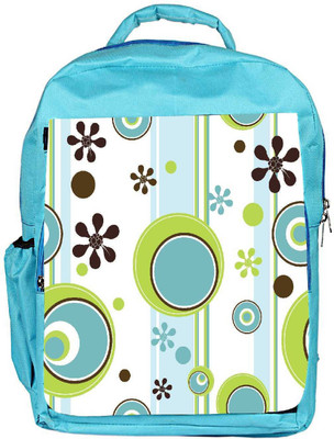 

Snoogg Eco Friendly Canvas Green Ball Blue Designer Backpack Rucksack School Travel Unisex Casual Canvas Bag Bookbag Satchel 5 L Backpack(Blue)
