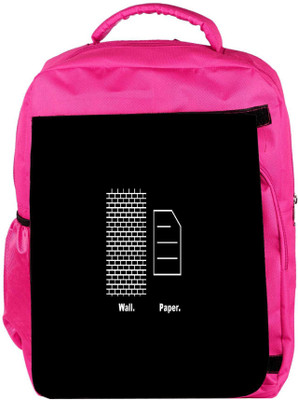 

Snoogg Eco Friendly Canvas Wallpaper Designer Backpack Rucksack School Travel Unisex Casual Canvas Bag Bookbag Satchel 5 L Backpack(Pink)