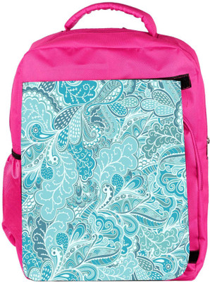

Snoogg Eco Friendly Canvas Vector Seamless Texture With Abstract Flowers Endless Background Ethnic Sea Backpack Rucksack School Travel Unisex Casual Canvas Bag Bookbag Satchel 5 L Backpack(Pink)