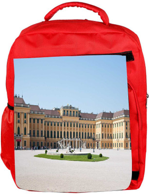 

Snoogg Eco Friendly Canvas Yellow Palace Designer Backpack Rucksack School Travel Unisex Casual Canvas Bag Bookbag Satchel 5 L Backpack(Red)