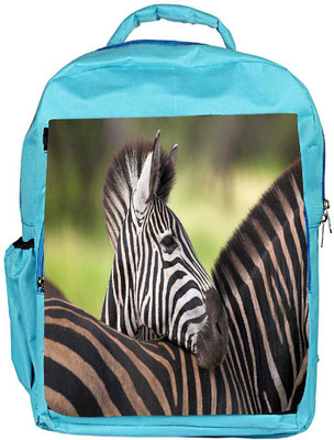 

Snoogg Eco Friendly Canvas Baby Zebra Designer Backpack Rucksack School Travel Unisex Casual Canvas Bag Bookbag Satchel 5 L Backpack(Blue)