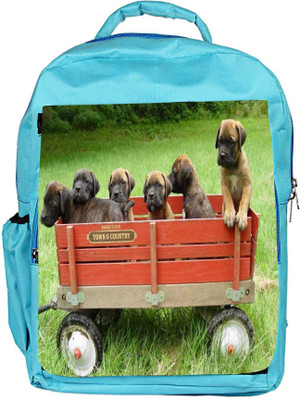 

Snoogg Eco Friendly Canvas Puppy'S Day Out Backpack Rucksack School Travel Unisex Casual Canvas Bag Bookbag Satchel 5 L Backpack(Blue)