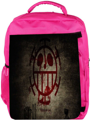 

Snoogg Eco Friendly Canvas Scary Art Designer Backpack Rucksack School Travel Unisex Casual Canvas Bag Bookbag Satchel 5 L Backpack(Pink)
