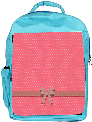 

Snoogg Eco Friendly Canvas Gift Polka Backpack Rucksack School Travel Unisex Casual Canvas Bag Bookbag Satchel 5 L Backpack(Blue)