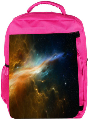 

Snoogg Eco Friendly Canvas Galaxy Designer Backpack Rucksack School Travel Unisex Casual Canvas Bag Bookbag Satchel 5 L Backpack(Pink)