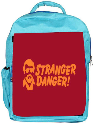 

Snoogg Eco Friendly Canvas Stranger Danger 2909 Backpack Rucksack School Travel Unisex Casual Canvas Bag Bookbag Satchel 5 L Backpack(Blue)