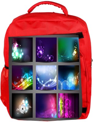 

Snoogg Eco Friendly Canvas Creative Abstract Background Set Backpack Rucksack School Travel Unisex Casual Canvas Bag Bookbag Satchel 5 L Backpack(Red)