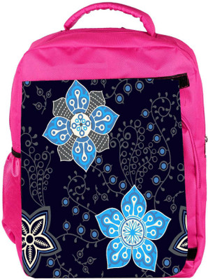 

Snoogg Eco Friendly Canvas Colorful Floral Seamless Pattern In Cartoon Style Seamless Pattern Backpack Rucksack School Travel Unisex Casual Canvas Bag Bookbag Satchel 5 L Backpack(Pink)