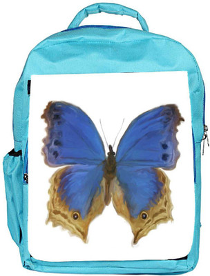 

Snoogg Eco Friendly Canvas Digital Painting Of A Butterfly Backpack Rucksack School Travel Unisex Casual Canvas Bag Bookbag Satchel 5 L Backpack(Blue)