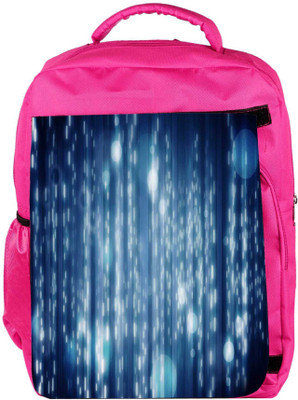 

Snoogg Eco Friendly Canvas Lite Blue Bubbles Designer Backpack Rucksack School Travel Unisex Casual Canvas Bag Bookbag Satchel 5 L Backpack(Pink)