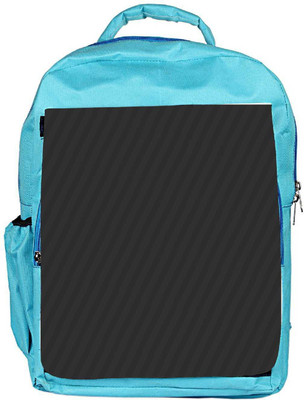

Snoogg Eco Friendly Canvas Black Diagonal Stripes Designer Backpack Rucksack School Travel Unisex Casual Canvas Bag Bookbag Satchel 5 L Backpack(Blue)