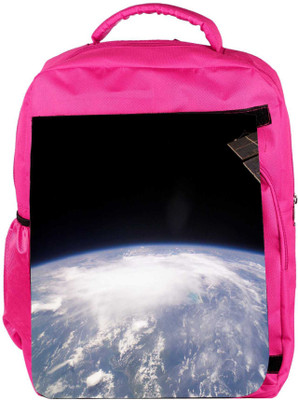

Snoogg Eco Friendly Canvas Blue Earth Designer Backpack Rucksack School Travel Unisex Casual Canvas Bag Bookbag Satchel 5 L Backpack(Pink)