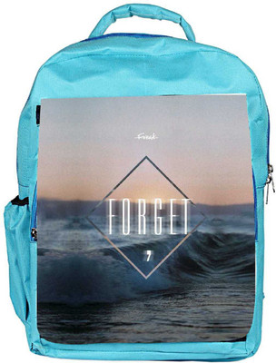 

Snoogg Eco Friendly Canvas Freak Forget Backpack Rucksack School Travel Unisex Casual Canvas Bag Bookbag Satchel 5 L Backpack(Blue)