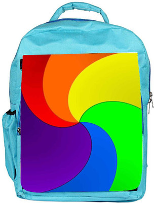 

Snoogg Eco Friendly Canvas Centric Energy Flow 2390 Backpack Rucksack School Travel Unisex Casual Canvas Bag Bookbag Satchel 5 L Backpack(Blue)