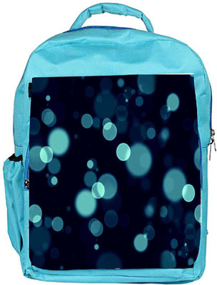 

Snoogg Eco Friendly Canvas Bubbles Blue Backpack Rucksack School Travel Unisex Casual Canvas Bag Bookbag Satchel 5 L Backpack(Blue)