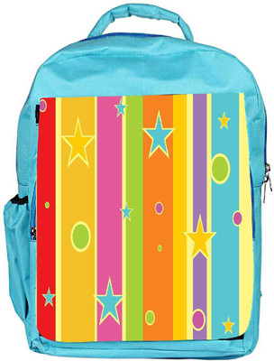 

Snoogg Eco Friendly Canvas Abstract Christmas Strings Designer Backpack Rucksack School Travel Unisex Casual Canvas Bag Bookbag Satchel 5 L Backpack(Blue)