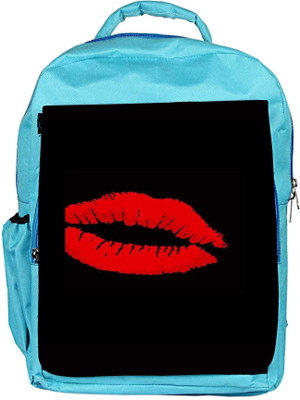 

Snoogg Eco Friendly Canvas Red Kiss Backpack Rucksack School Travel Unisex Casual Canvas Bag Bookbag Satchel 5 L Backpack(Blue)