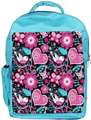 

Snoogg Eco Friendly Canvas Seamless Texture With Flowers Backpack Rucksack School Travel Unisex Casual Canvas Bag Bookbag Satchel 5 L Backpack(Blue)