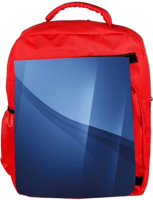 

Snoogg Eco Friendly Canvas Awesum Blue Design Designer Backpack Rucksack School Travel Unisex Casual Canvas Bag Bookbag Satchel 5 L Backpack(Red)