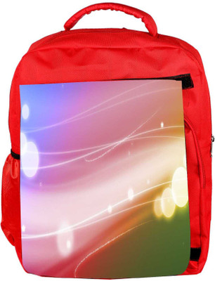 

Snoogg Eco Friendly Canvas Colorful Pattern Designer Backpack Rucksack School Travel Unisex Casual Canvas Bag Bookbag Satchel 5 L Backpack(Red)