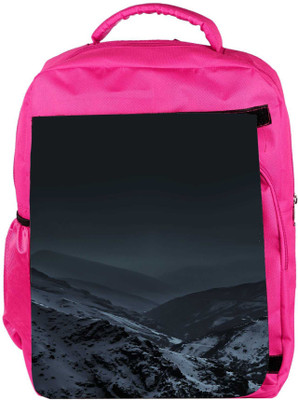 

Snoogg Eco Friendly Canvas Nature Earth Dark Designer Backpack Rucksack School Travel Unisex Casual Canvas Bag Bookbag Satchel 5 L Backpack(Pink)
